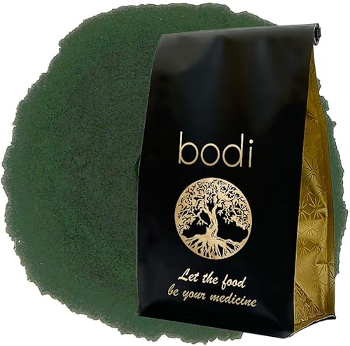 bodi  Polvo de algas espirulina  4oz a 5lb  100% puro natural hecho a mano (4 oz)