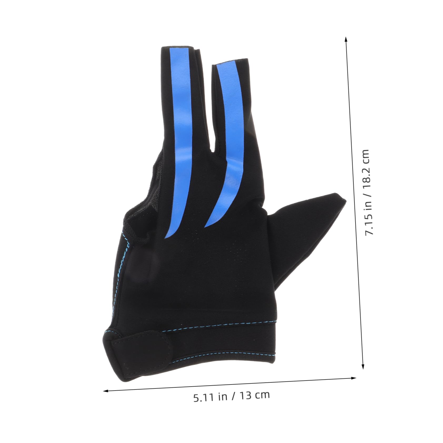 BRIGHTFUFU Pool Glove for Left Hand Breathable Three Finger Billiard Glove Durable and Stylish Table Game Accessory Comfortable Control and Flexibility for Billiards and Pool Sports