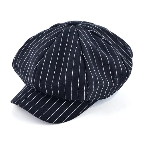 Zlxdp Retro Caps Men's Newsboy Cap Unisex Solid Color Cotton Berets Women Hex Hat Casual Hats For Men Father's Gift #TOP4