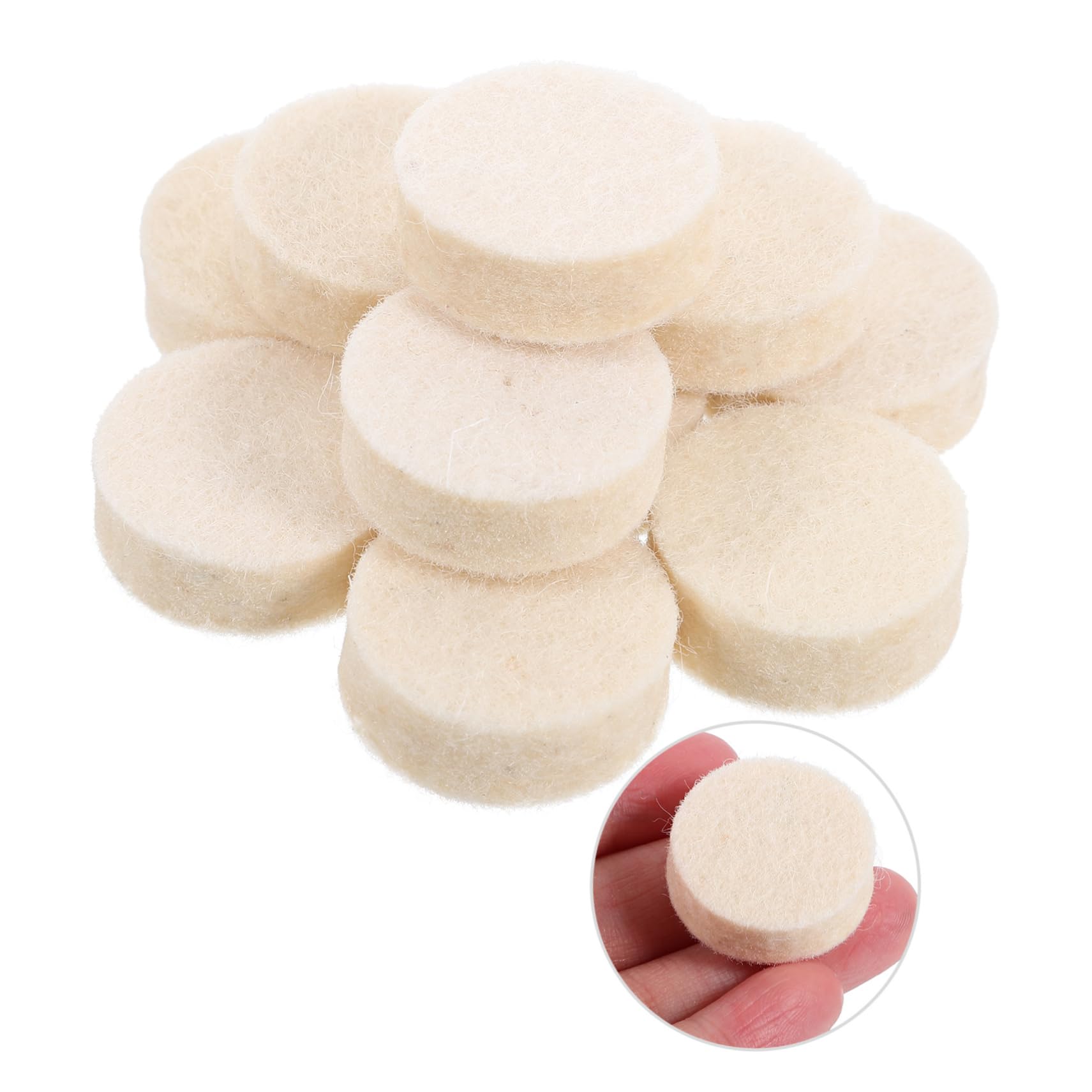 iplusmile 400stücke Wollpolierpads Für Rotationswerkzeuge Vielseitige Polier Und Schleifköpfe Für Nagelkunst Präzises Arbeiten Und Mühelose Handhabung Für Verschiedene Anwendungen