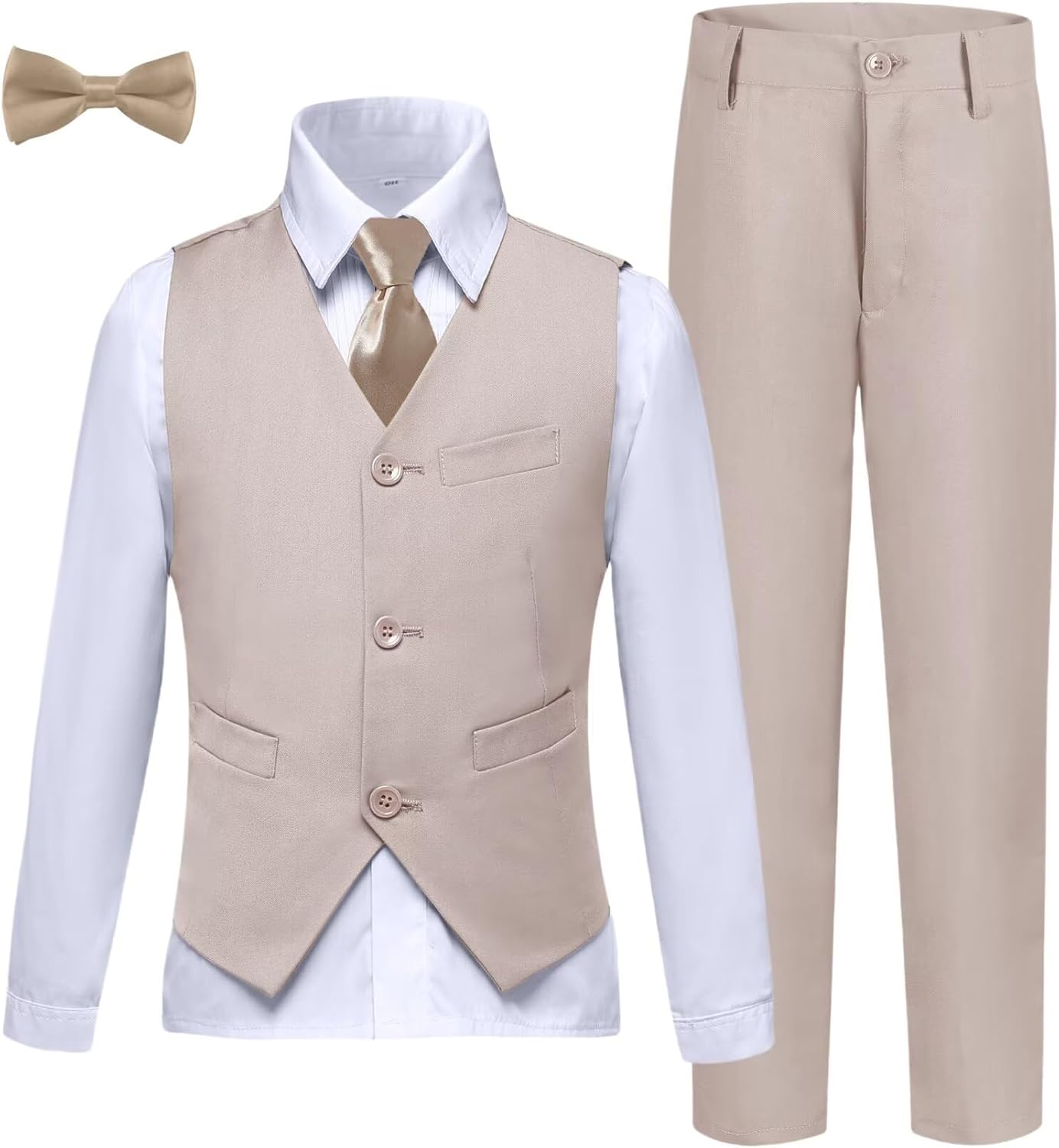 Boys Slim Fit Toddler Tuxedo Suit Set