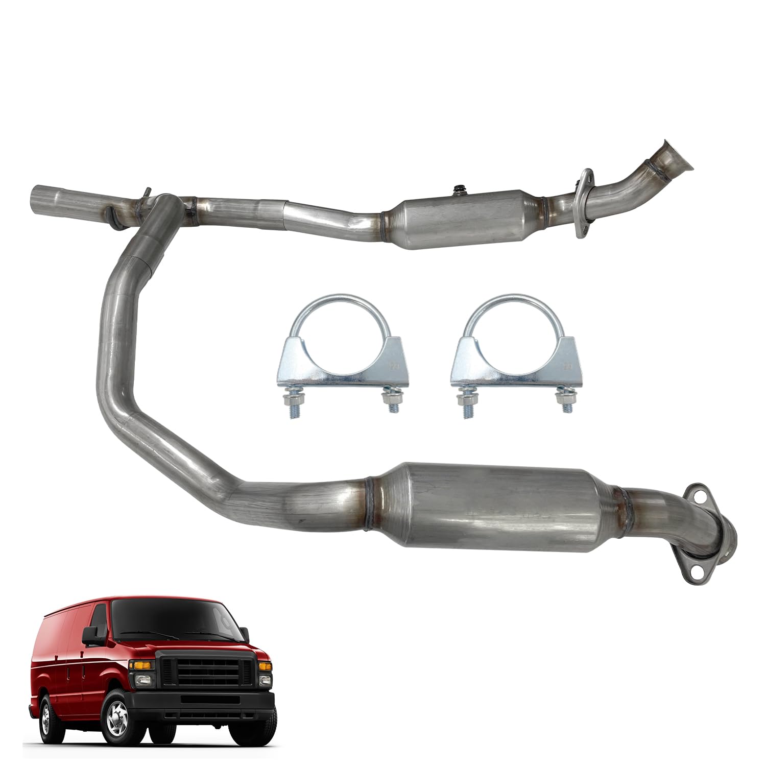 LoftMarte32124 catalytic converter Compatible with Fo-r-d E-150 E-250 V8 4.6L 2009-2014