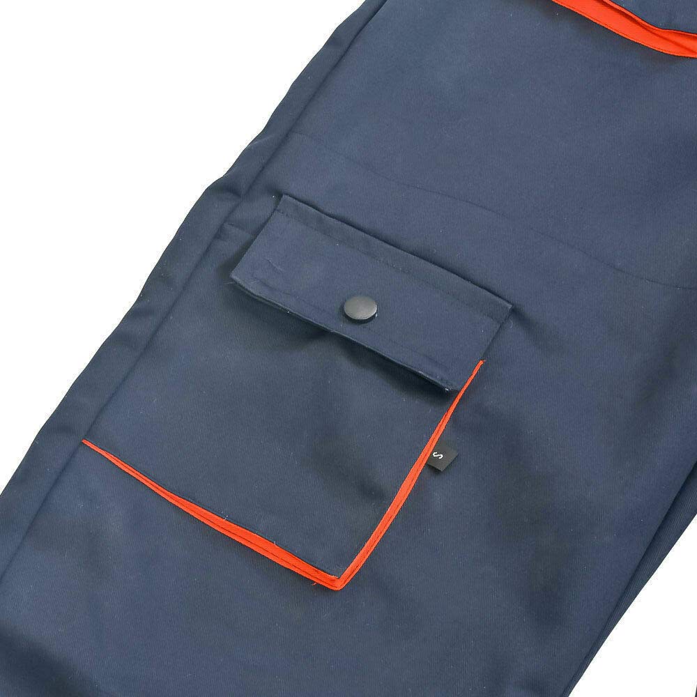 Arbeitshose Latzhose mit Multi-Taschen Kniepolster für Herren - Latzhose Workwear