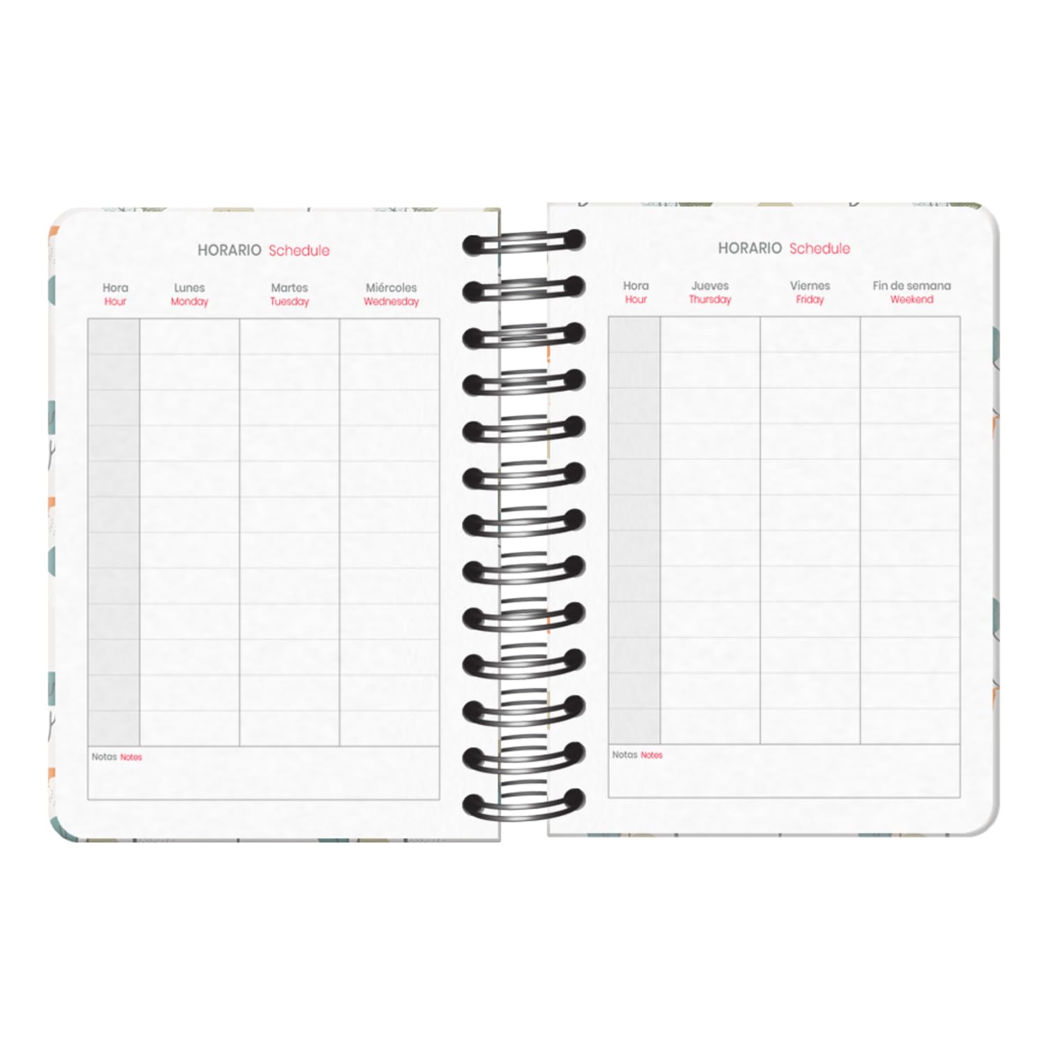 Dohe, School Diary 2024 2025, Day by Page, Size A6 (12 x 17 cm), Ring Closure and Rubber, Spanish and English - Image 3