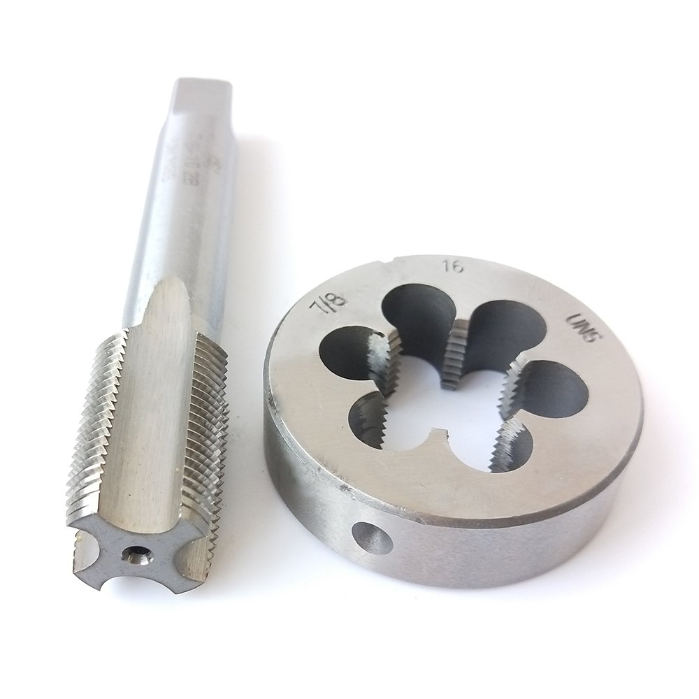 HSS Tap And Die Set - 7/16-20 UNF 2B Thread, High Speed Steel, Right Hand, Includes 1 Tap And 1 Die