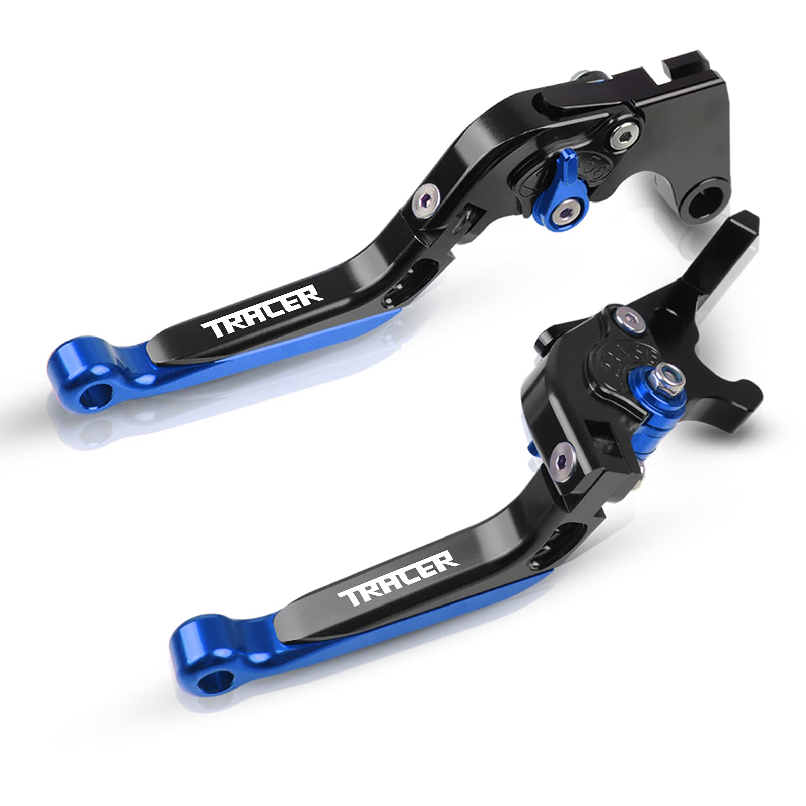 Regolabile Frizione Del Leve Freno per TRACER 700/GT Tracer 900/GT 2018-2020 Tracer 900 ABS 2015-2020 MT09 Tracer 2014-2020 Tracer 7 GT-Nero+Blu