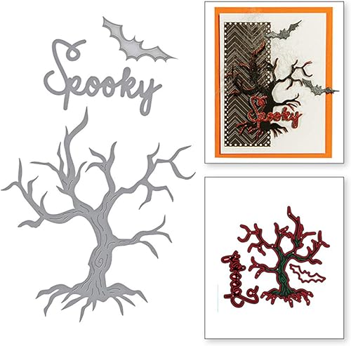 Miniatura 10 de Hying Troqueles de Halloween para hacer tarjetas, murciélagos, calabaza, araña, troquel, para álbumes de recortes, papel, manualidades, decoración,