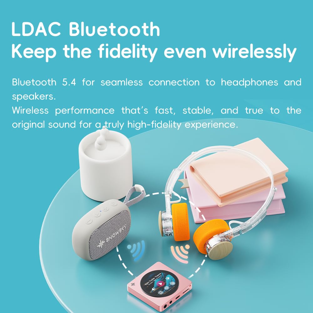 Amazon.com: FIIO DISC Portable HiFi Music Player, Dual DAC Digital