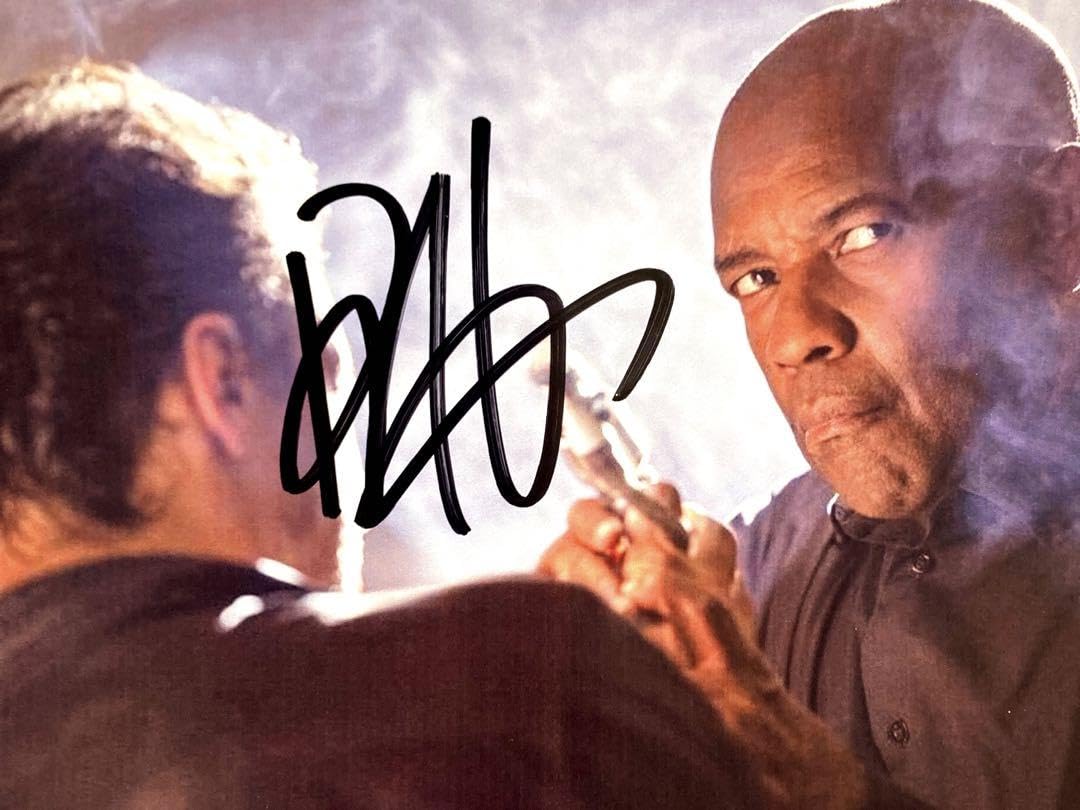 Amazon.co.jp: デンゼルワシントン直筆サイン入り2Lサイズ写真  