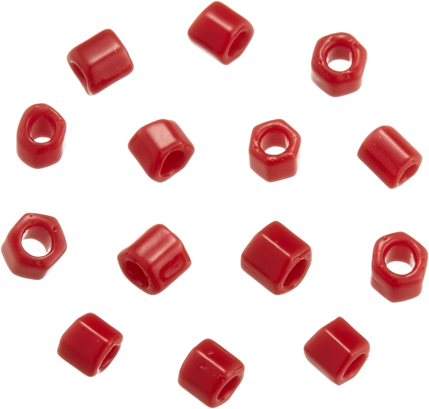 TOHO No.121 Hex Beads, Large, 6 Bundles, Thread Threading Beads, Outer Diameter Approx. 0.1 inches (3 mm), 98.4 ft (30 m)