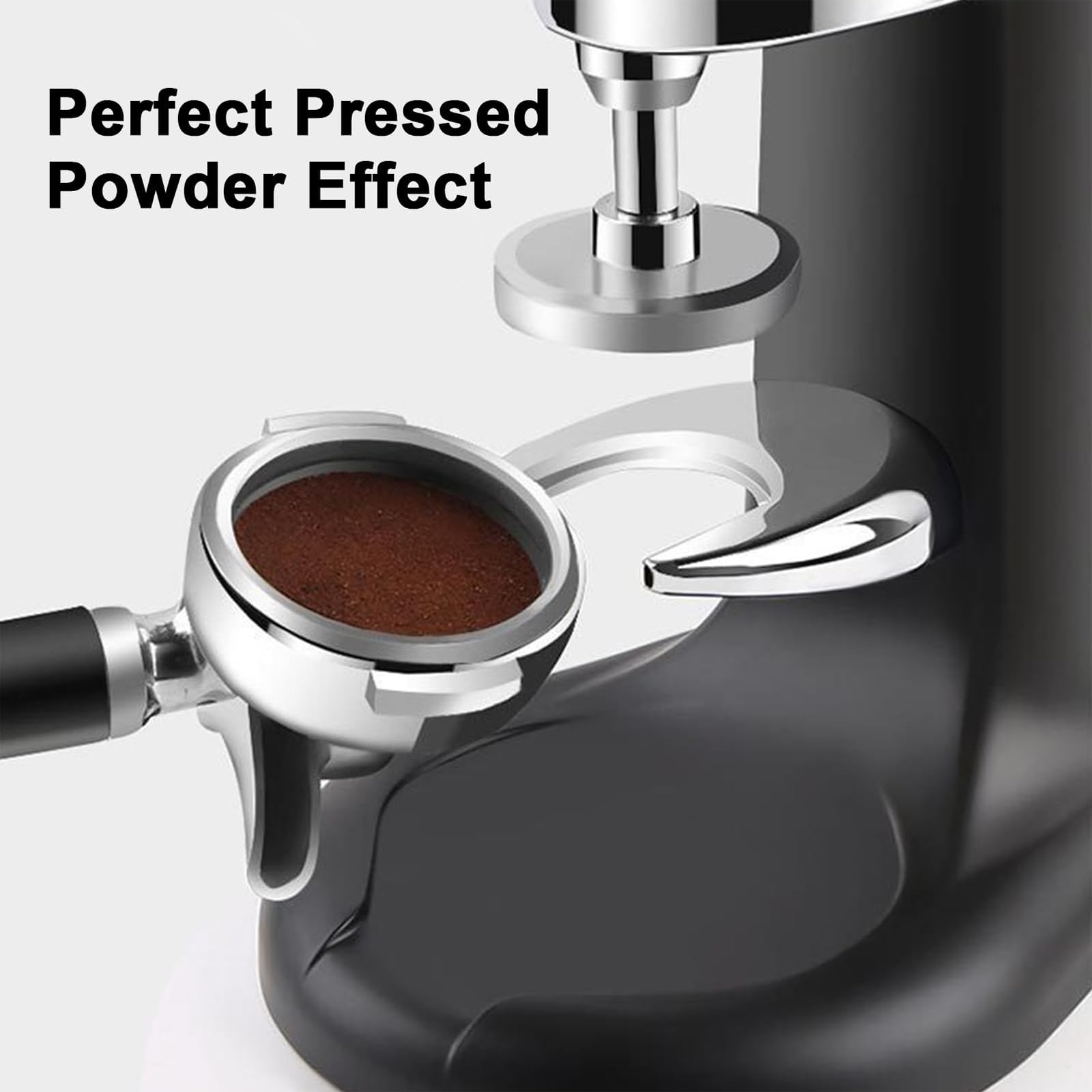 Ręczny ubijak do kawy, 58 mm stal nierdzewna do prasowania kawy mielonej z podstawą ubijającą, wyjmowany młynek do espresso, szybki i oszczędzający pracę, do użytku komercyjnego lub domowego