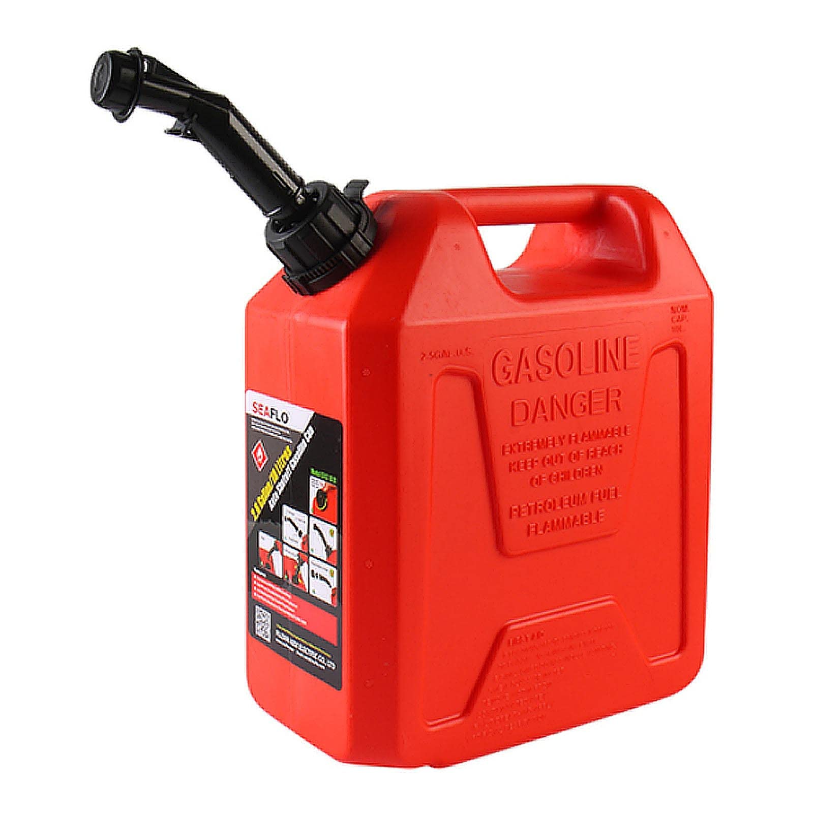 Bec de coulée sans fuite pour conteneur diesel et jerrican d'essence rouge de 20l