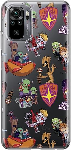 ERT GROUP Funda para Xiaomi REDMI Note 1010S Original y Oficialmente Licenciada Marvel Patrón Guardianes de la Galaxia 007 adaptado a la forma del