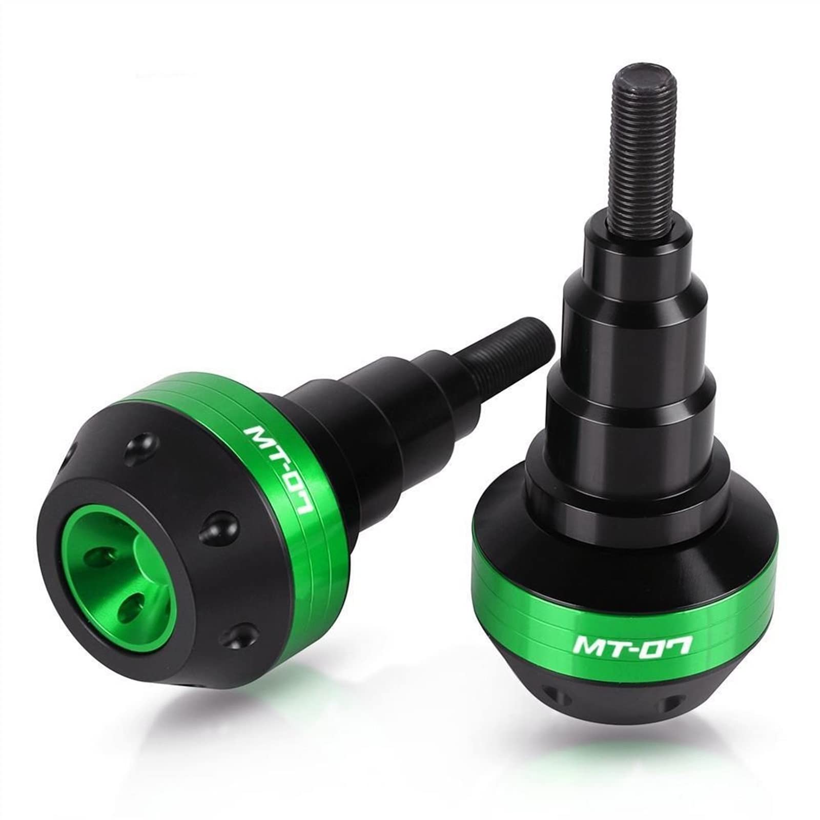 Accessoires de Moto pour Yamaha MT-03 MT03 MT 07 MT-09 2015 2016 2017 2018-2020 Cadre Crash Pads boîtier Moteur curseurs Protecteur (Couleur : Green, Size : MT07 12MM)