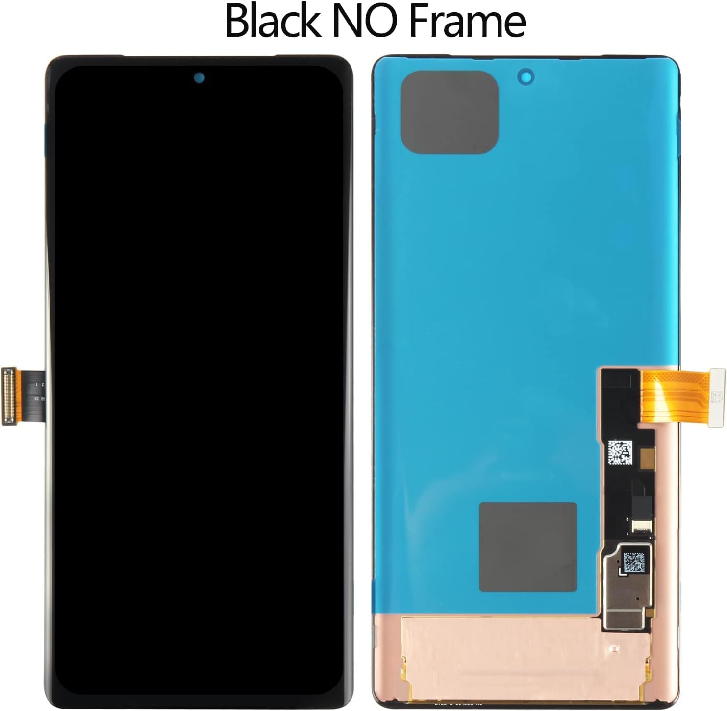 OLED for Google Pixel 7 Pro 5G Screen Replacement for Google Pixel 7 Pro 5G GP4BC GE2AE LCD Display Touch Screen Digitizer Full Assembly No Fingerprint Cable (Black no Frame)