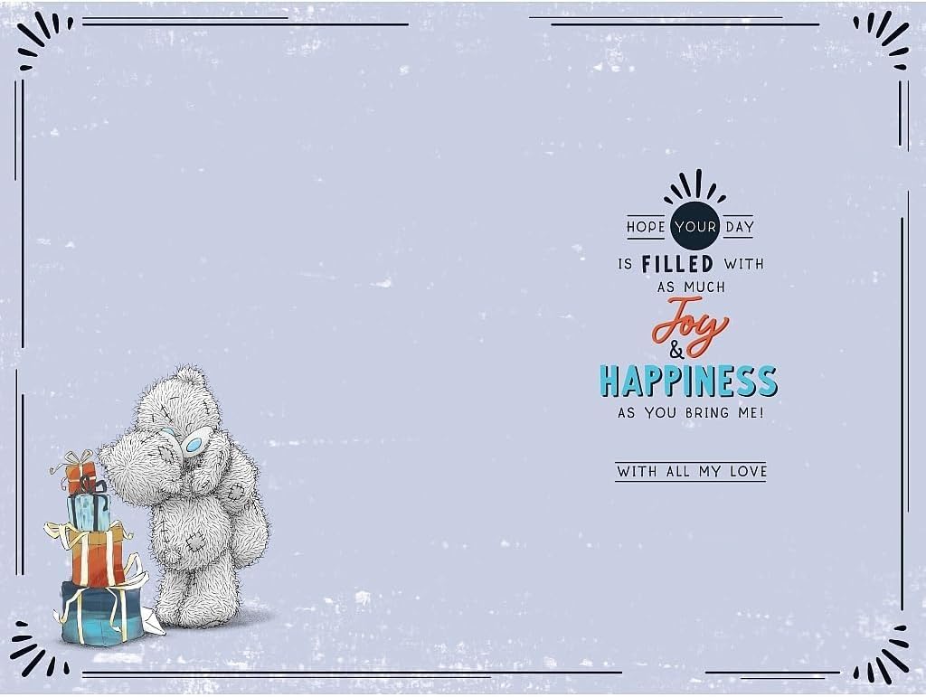 Me To You Bear Me To You Tatty Teddy Carte D'anniversaire Pop