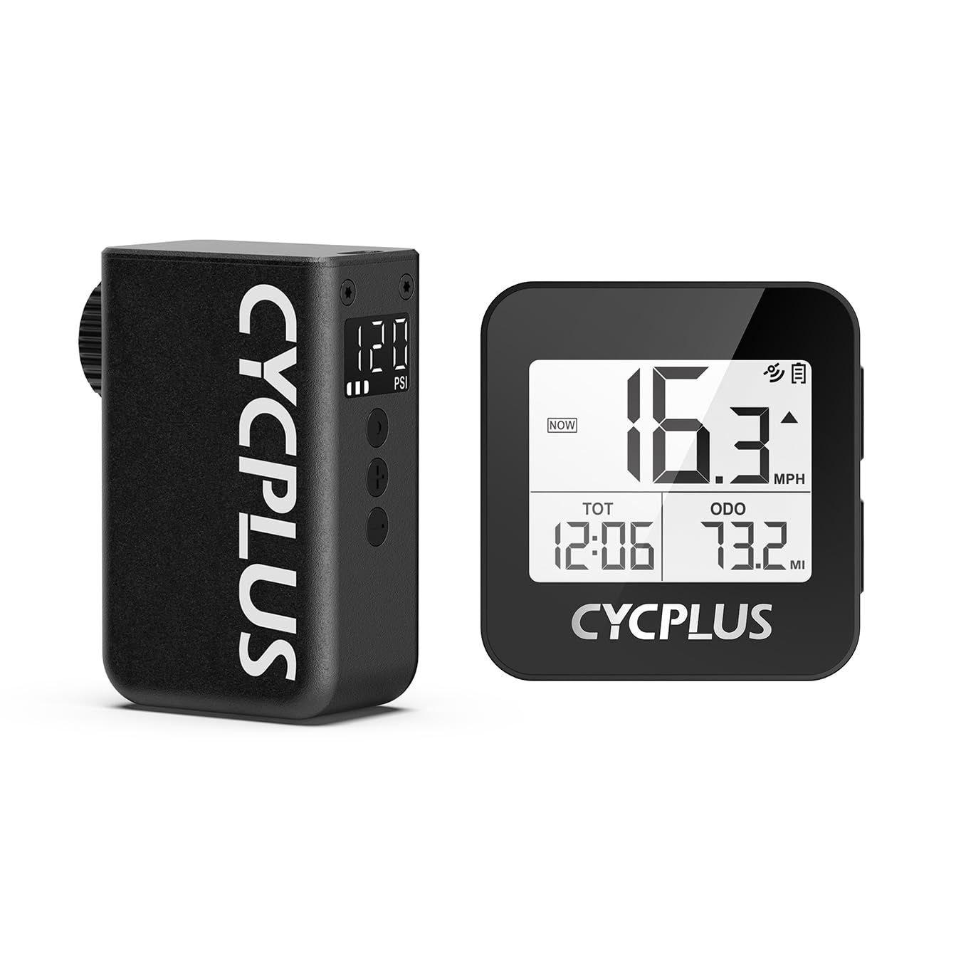 CYCPLUS Bike Pump AS2PRO + GPS Bike Computer G1