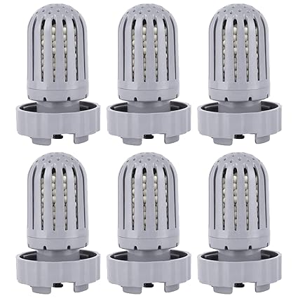 6 Pack Humidifier Demineralization Cartridge Filters Compatible with Air Innovations HUMIDIF Humidifier, Demineralization Cartridge Filters Silver