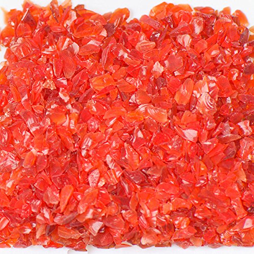 Chunky Red Terrazzo Glass - American Specialty Glass – Flooring, Countertop, Concrete, Terrazzo Glass - 50 LB, Size 0