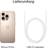 Apple iPhone 16 Pro, 128GB, Titane sable (Reconditionné) - 6