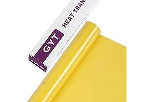 GYT Yellow Heat Transfer Vinyl Rolls for Vibrant Garment Designs