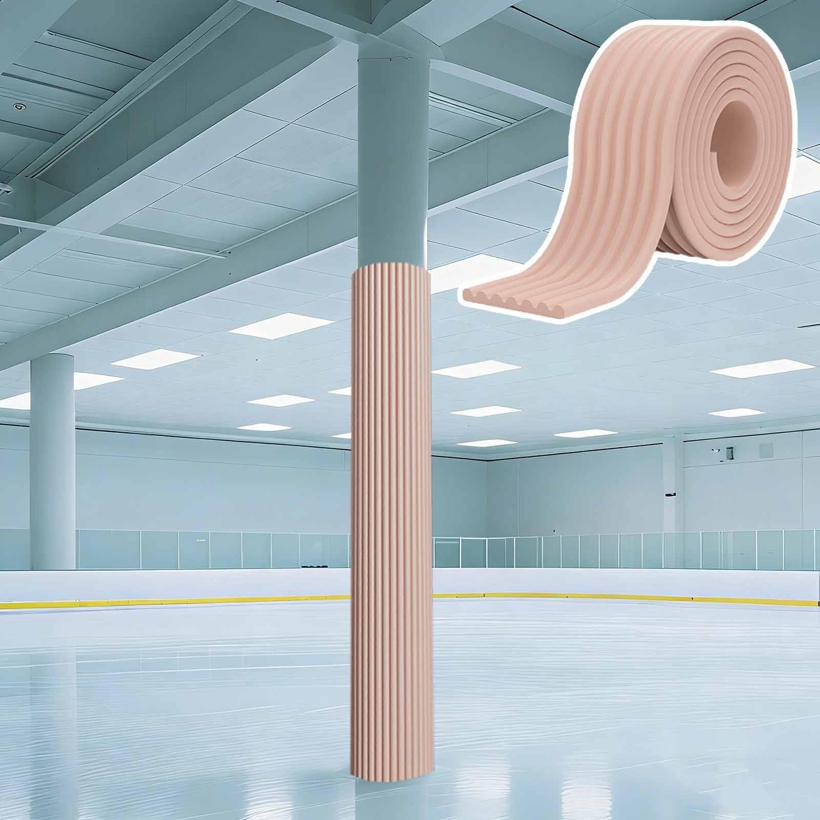 Stangenschutzband, selbstklebende weiche Polsterung, Eckenschutz für Sportarena-Sicherheit, DIY-Stoßstangenwicklung, Säulenabdeckungen