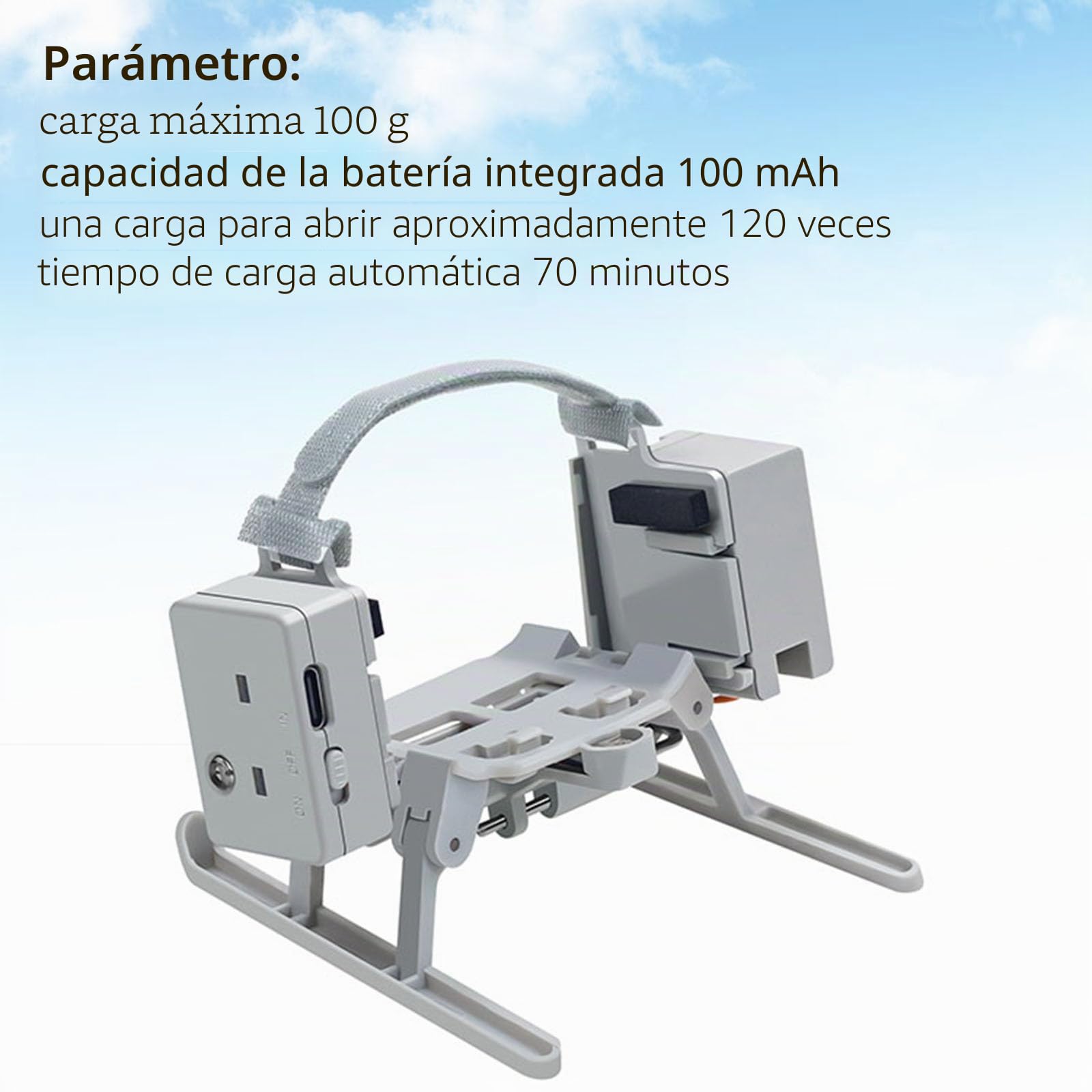 Sistema de gota de aire LICHIFIT para dron con patas de aterrizaje para DJI Mini 4 Pro Lanzador sensible a la luz, dispositivo de transporte, entrega, liberación de carga, goteo de aire, patas