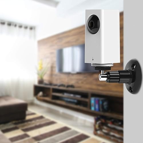Miniatura 15 de FastSnail Soporte de pared compatible con Wyze Cam Pan V3 y Wyze Cam V4/V3 y Wyze Cam exterior/interior, soporte ajustable giratorio de 360 grados