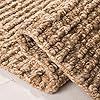 SAFAVIEH Natural Fiber Collection Runner Rug - 2' x 6', Natural Brown, Handmade Jute, Farmhouse Style, Chunky Textured Thick Pile (NF447A)