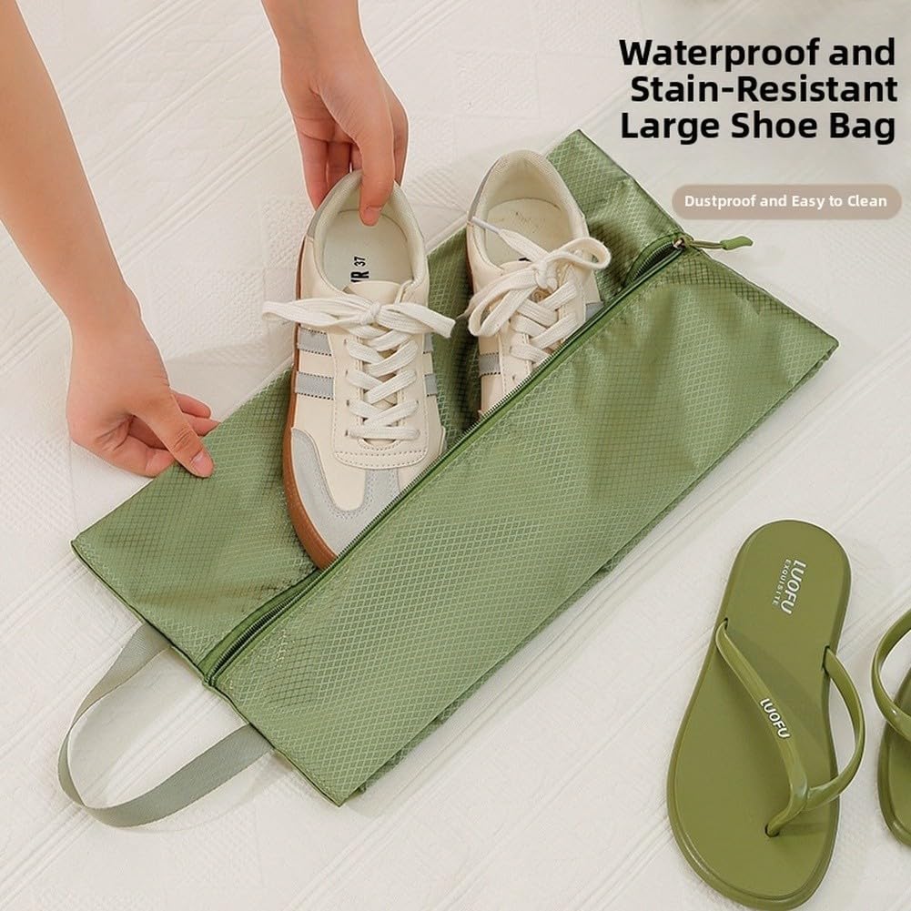 Packwürfel Kofferorganizer Set, Wasserdichte Kompressionsbeutel für Reisen, Kleider Organizer mit Schuhbeutel, mit Mesh-Einsätzen(A)