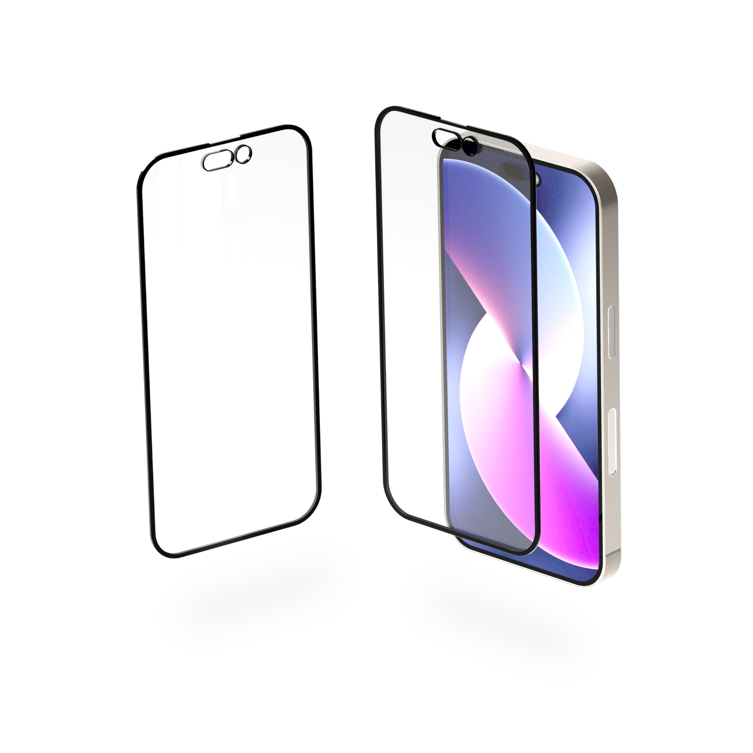 Max & Max iPhone 15 Plus Screen Protector, Military-Grade Protection Full Coverage, Anti-Fingerprint Ultra HD Clarity, 9H Tempered Glass for iPhone 15 Plus 6.7 inch