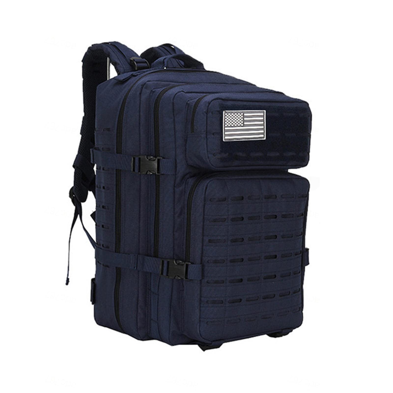 REEBOW GEAR Mochila táctica de 47L para Acampar, Senderismo, Mochilas, Mochila de Asalto para Exteriores, Senderismo, Camping, Senderismo, Caza,Blue
