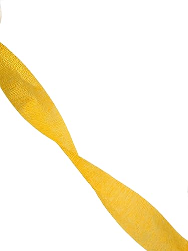 Miniatura 8 de K-Kraft Goldenrod - 2 rollos de serpentinas de papel crepé para cumpleaños, vacaciones, escuela, fiesta