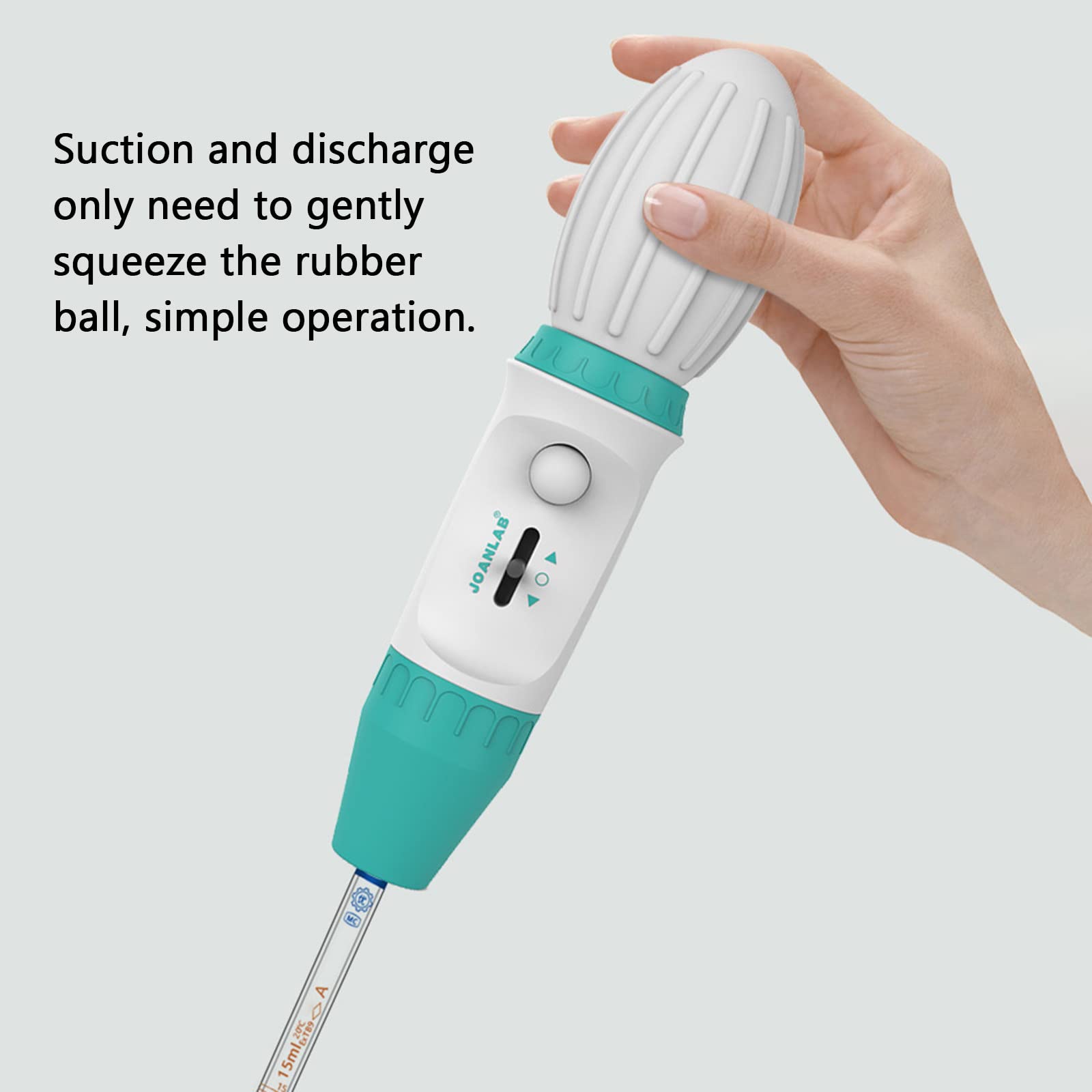 Pompa per Pipette per Campionatore da Laboratorio da 0,1-100 Ml, con Liquido Ad Alta Precisione, Facile da Scaricare, per Una varietà di Pipette