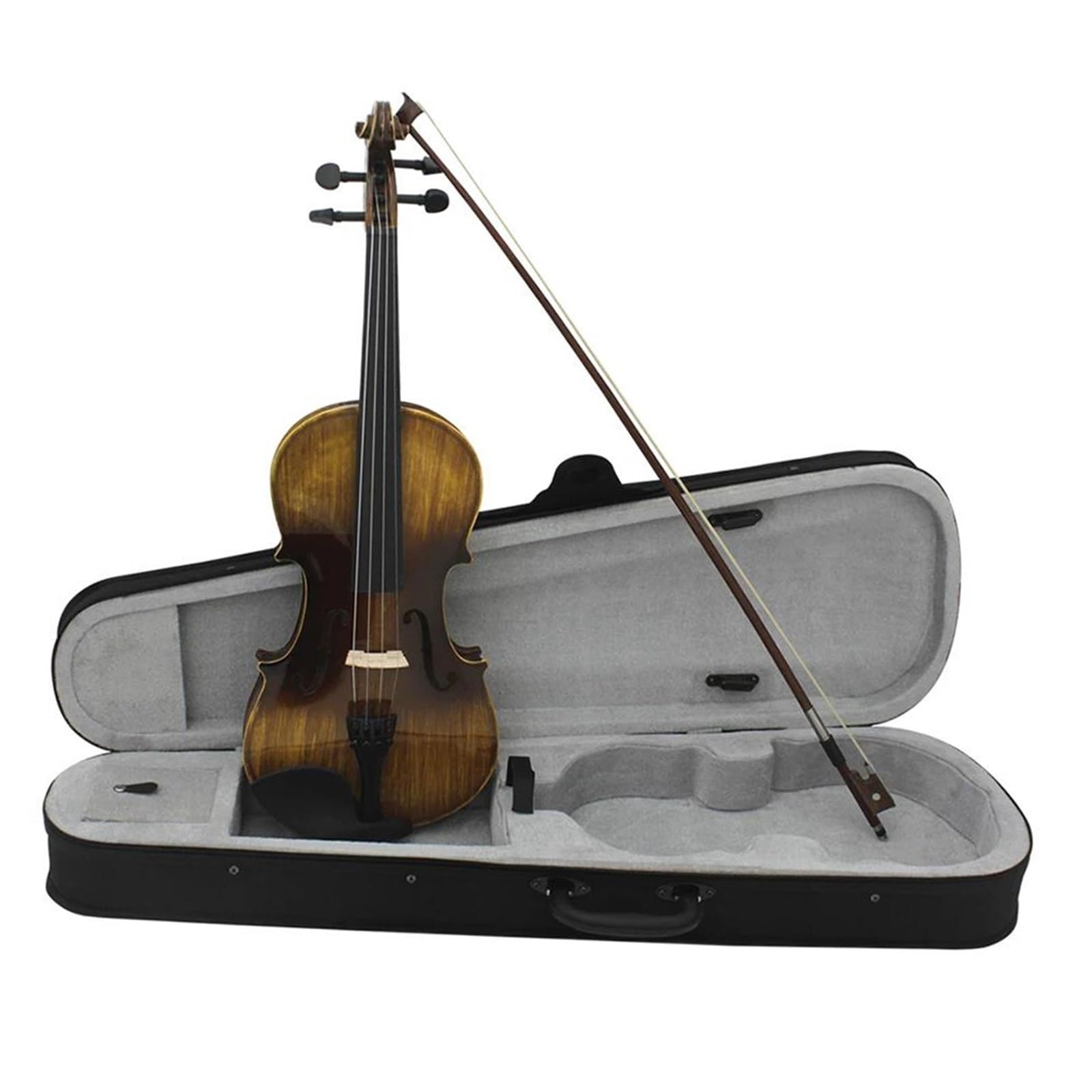 Violino 4/4 Luminoso Strumento A Corde Acustico Classico Con Custodia Set Di Accessori Per Strumenti Musicali(Violin)