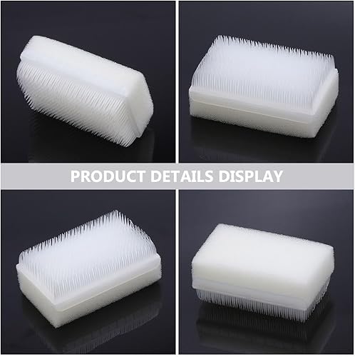 Miniatura 7 de Cepillo sensorial blanco para niños, cepillo de terapia Wilbarger para procesamiento sensorial y terapia ocupacional, 2 unidades