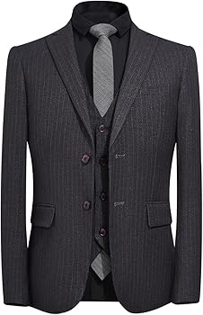 ミラーユー】メンズ スーツセット スーツ スリーピース スリム 3XL