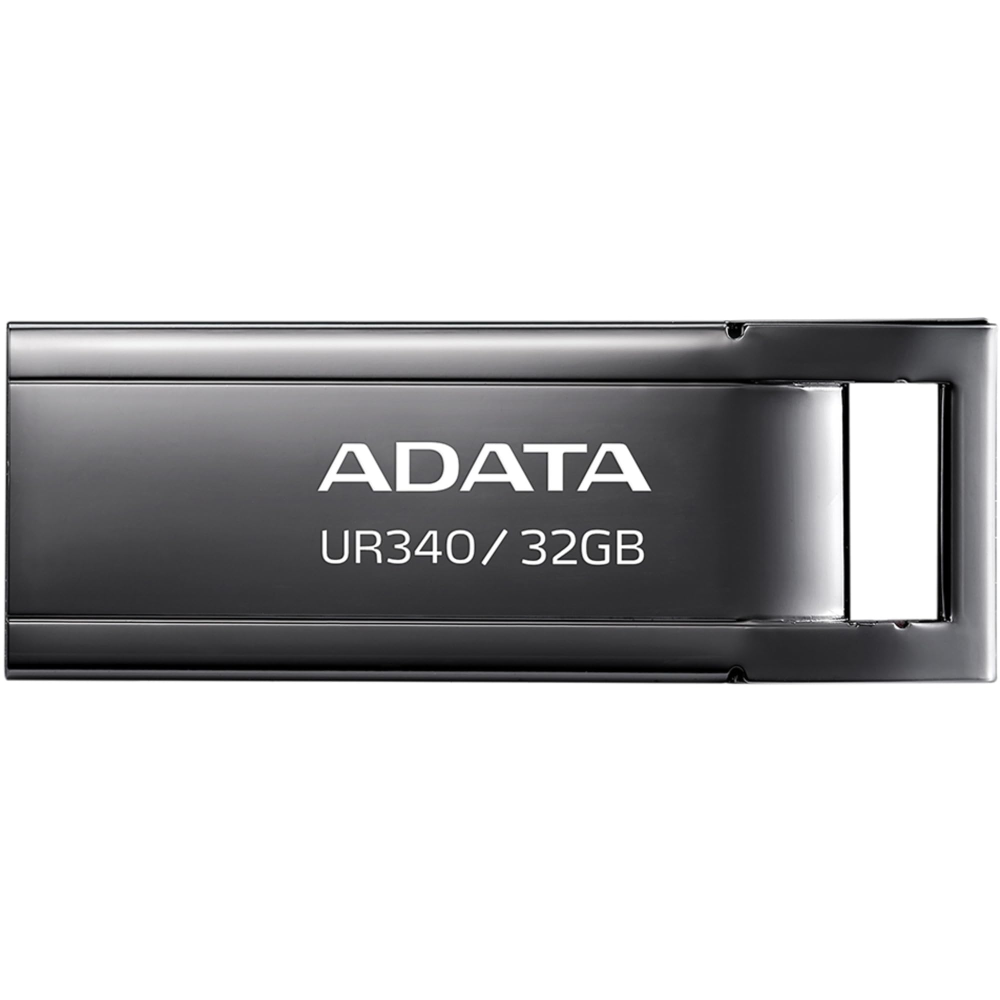 ADATA, UR340 USB 3.2 Gen1 Flash Drive Metal Splashproof Shockproof Dustproof 32GB Black