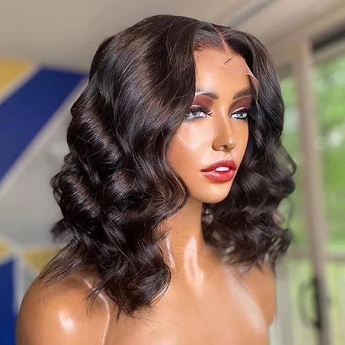 Miniatura 3 de ten chopsticks Peluca de cabello humano brasileño Remy con encaje frontal transparente HD 150 de densidad, sin pegamento, 13 x 6 con encaje frontal