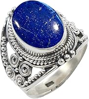 Vista 11 de Anillo de Plata Esterlina 925 para Mujeres con Piedra Preciosa Natural, Anillo de Compromiso de Plata Esterlina, Piedra Natal de Junio con Engaste