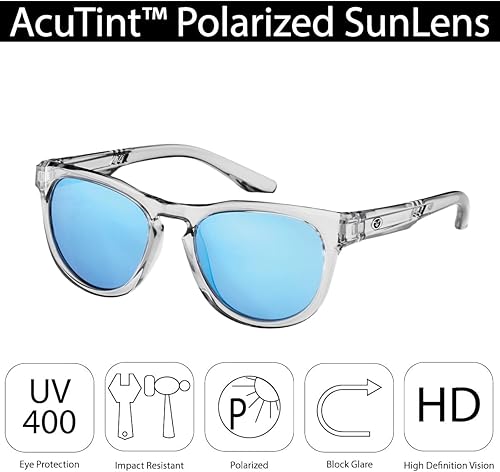 Miniatura 4 de Flying Fisherman Breakers - Lentes de sol polarizados clásicos, gris-azulazul, talla M, Gris-azulazul