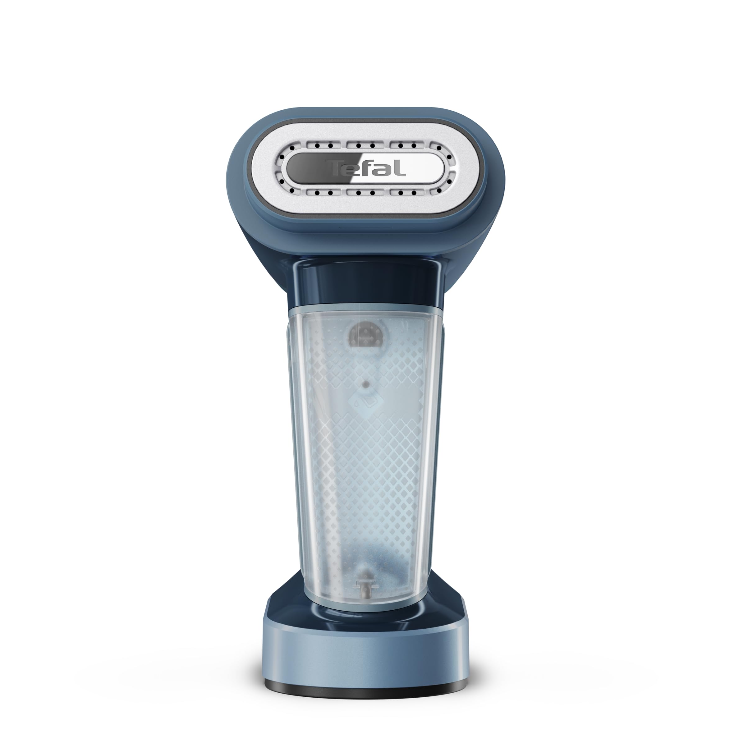 Tefal Pure Force DT8755E0 Défroisseur vapeur 3 en 1, semelle en céramique, débit de vapeur 35 g/min, effet pressing 90 g/min, 4 niveaux de vapeur, côté anti-peluches, réservoir d'eau amovible 180 ml