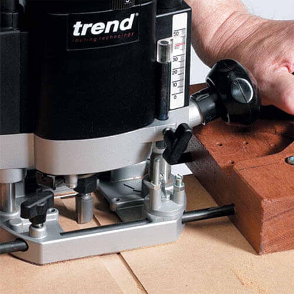 Trend Profesjonalny frez prosty dwupiórowy do frezarki górnowrzecionowej, trzpień 1/2 cala, średnica cięcia 17 mm i długość cięcia 25 mm, węglik spiekany (TCT), 4/25X1/2TC