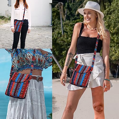 Image of Satchel Saddle Pocket Swing pack Bag Collection Messenger Shoulder Bag Travel Purse Wallet