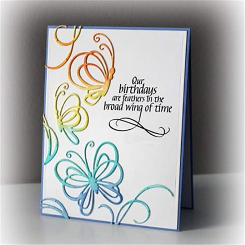 Miniatura 8 de Troqueles para hacer tarjetas, troqueles para álbumes de recortes, 3 troqueles de mariposas, troqueles de metal, troqueles de corte de mariposa,