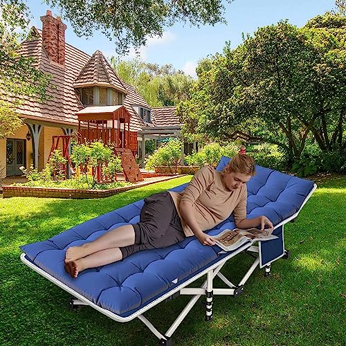 Nesdcc NPB2 2 Pack Camping Cot With Mattress Comfortable Cot Bed Folding Cot Heavy Duty Cots thumb #6