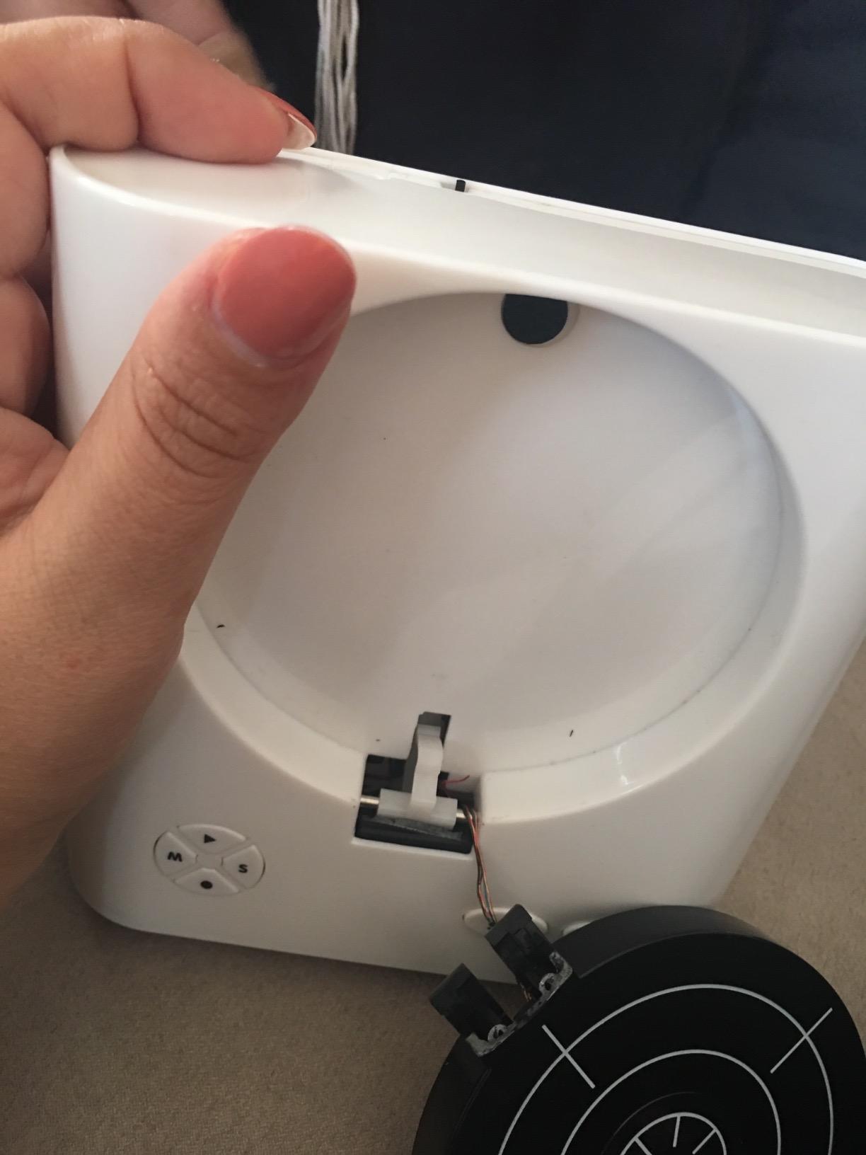 CREATOV DESIGN Target Alarm Clock with Gun Infrared