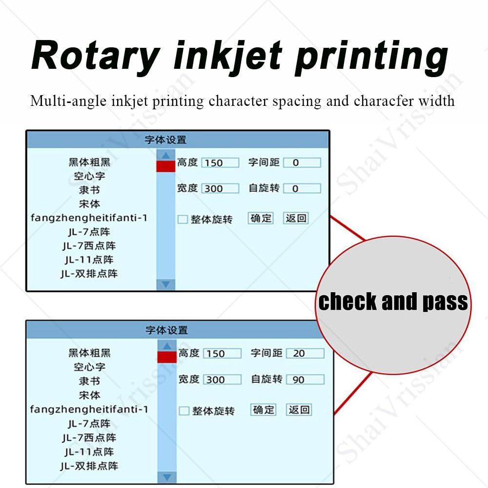 Apparecchiatura di Stampa Touch Screen,Macchina Codifica Automatica a Getto D’Inchiostro,12,7mm/25,4mm,30 M/Min,300 Dpi,per Testo,QR,Barcode,Logo su Plastica/Metallo 12.7mm