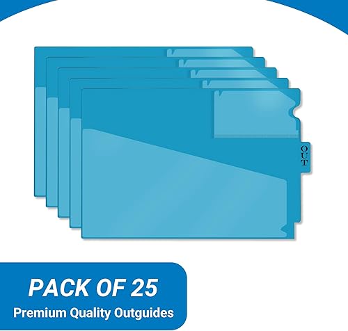 Miniatura 81 de Doctor Stuff - Center Tab Vinyl Outguides, Diagonal Cut Front Pocket, Top Charge Out Slip Pocket, Plastic File Folder, Letter Size 9" x 13-1/4", Pink