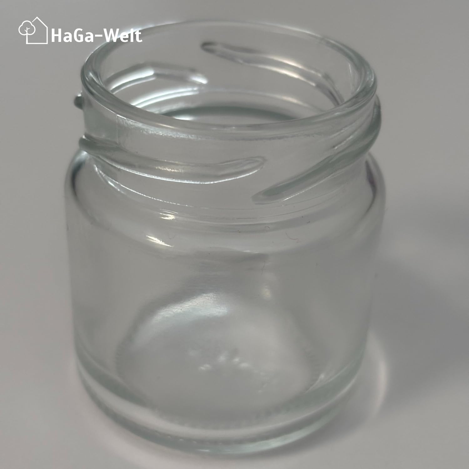 HaGa Tarros de miel de 53 ml con tapa de rosca – 96 unidades – Tarros de prueba para mermelada y miel, tarros de mermelada Mini